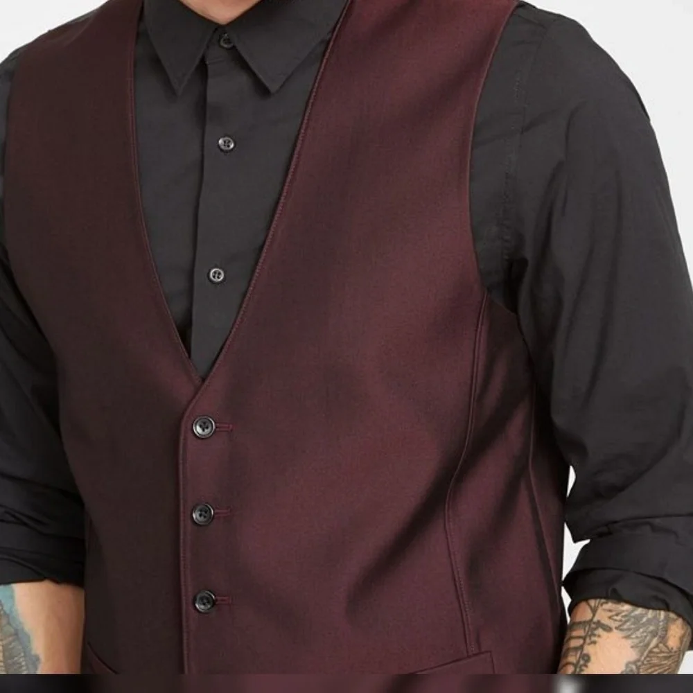 NWT G by GUESS AARON TEXTURE MENS VEST SZ XS